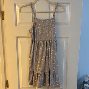 Old Navy Gray Star Print Kids Dress